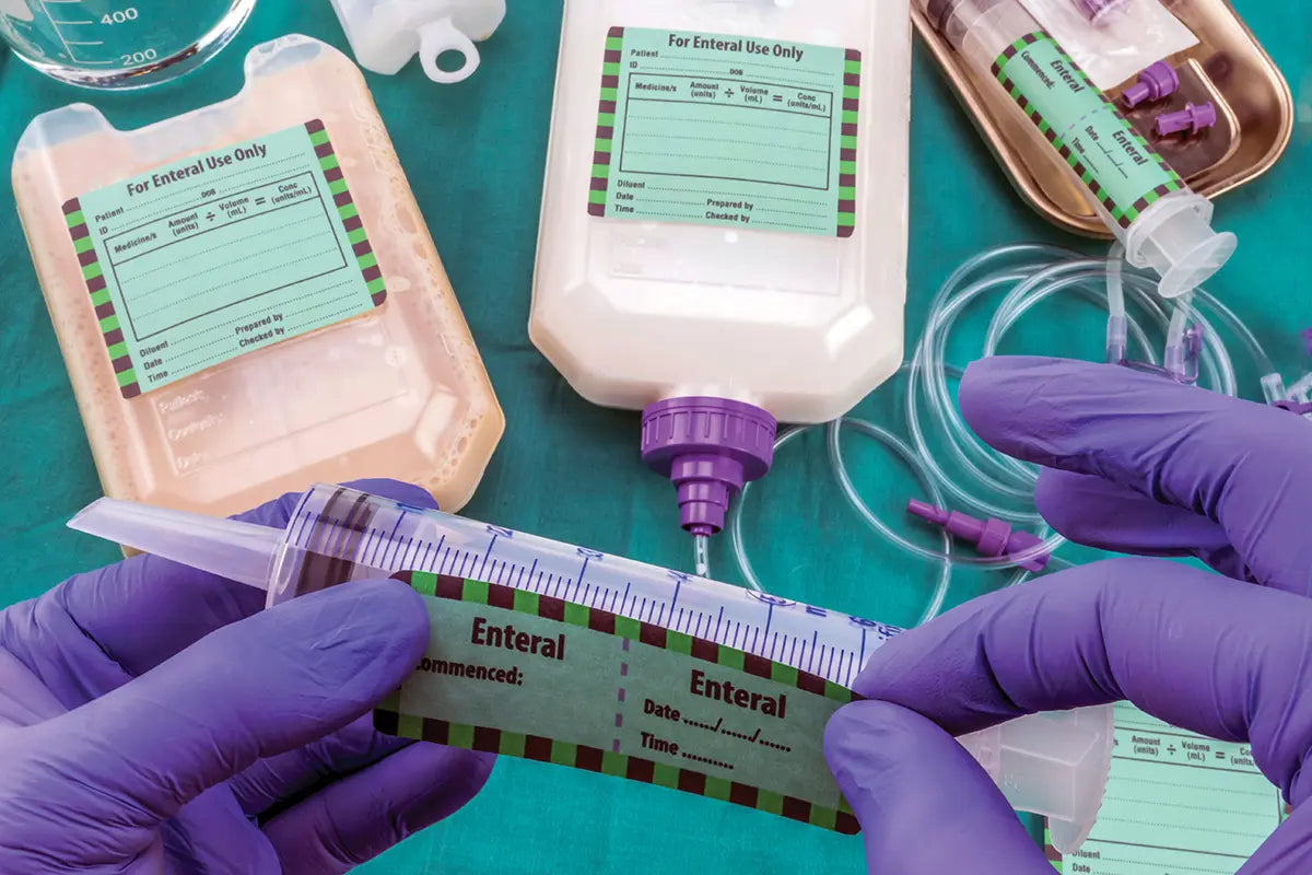 Enteral nutrition supplies for hospitals, healthcare facilities, and patient care. Labs Choice