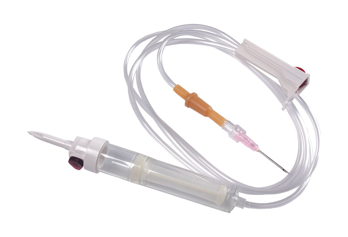 BTS001 – Gravity Blood Administration Set | Labs Choice BTS001 Gravity Blood Administration Set is designed for the filtration and gravity administration of blood and blood components. | Labs Choice