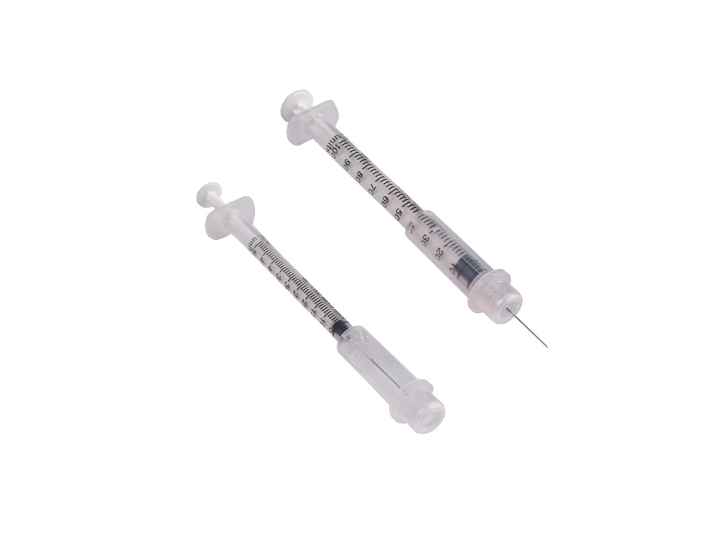 Safety Insulin Syringe Type 02 | Labs Choice Safety Insulin Syringe Type 02 is designed to provide comfortable and convenient insulin administration while helping reduce the risk of accidental needle-stick injuries. Its integrated safety cartridge allows the needle to be withdrawn and secured after injection for safer handling and disposal. | Labs Choice