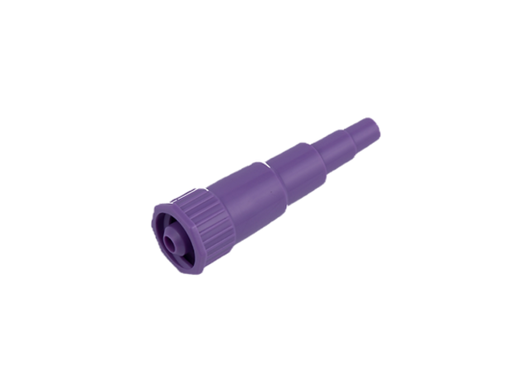 ENC10 – ENFit Transition Adaptor | The Labs Choice ENC10 ENFit Transition Adaptor is designed to connect ENFit-compatible feeding systems with legacy enteral components. Its secure locking design helps maintain a stable connection, while the ENFit male connector complies with ISO 80369-3 standards. | Labs Choice