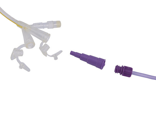 ENFit Transition Adaptor | The Labs Choice ENFit Transition Adaptor provides a secure connection between ENFit-compatible feeding systems and legacy enteral components. Its locking design helps maintain a stable connection while supporting the transition to enteral-specific connections designed to reduce the risk of misconnections. | Labs Choice