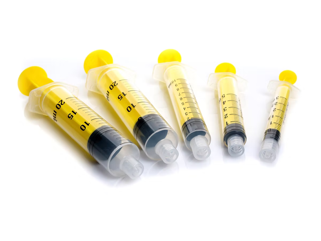 NRFit Syringe
NRFit syringe designed for neuraxial and regional anesthesia applications. Features an ISO 80369-6 compliant NRFit connector designed to help prevent misconnections and improve patient safety. Available in 3, 5, 10, and 20 mL | Labs Choice