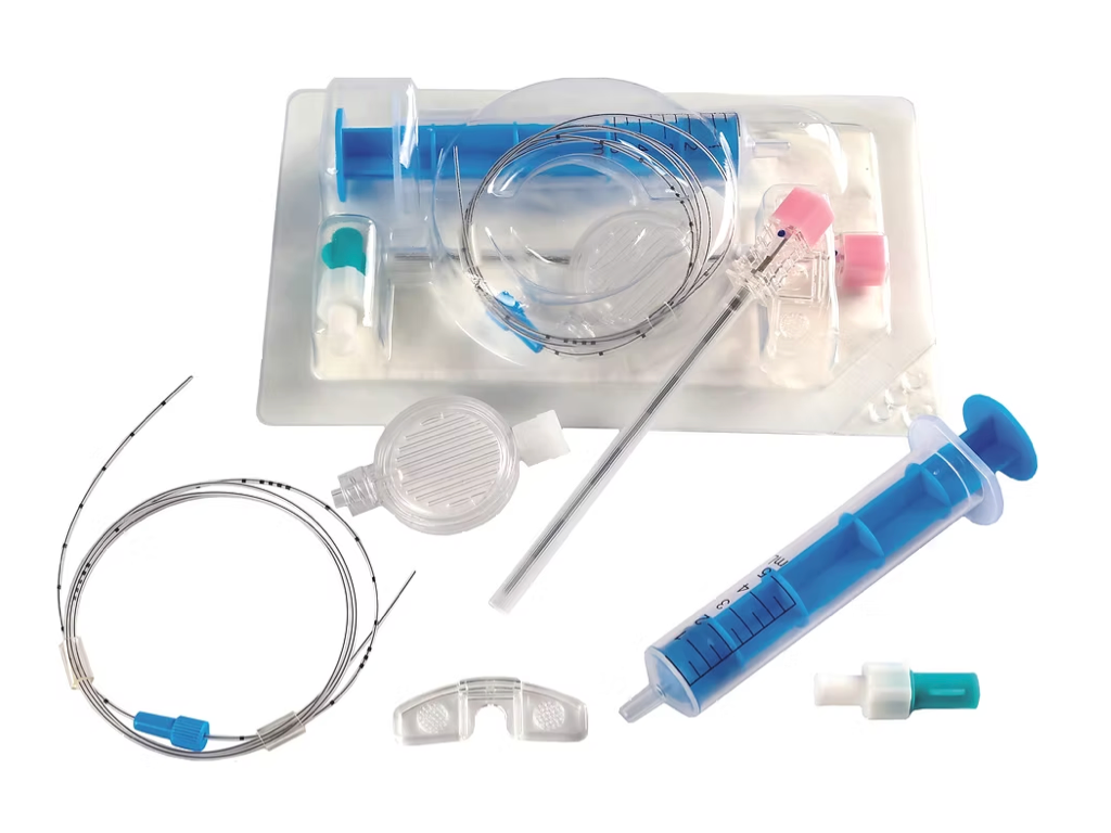 Anesthesia Kit | Single-use anesthesia kit containing essential components for epidural, spinal, or combined anesthesia procedures. The kit may include epidural and spinal needles, epidural catheter, filter, LOR syringe, and catheter adaptor, with component options available for different procedural needs. | Labs Choice