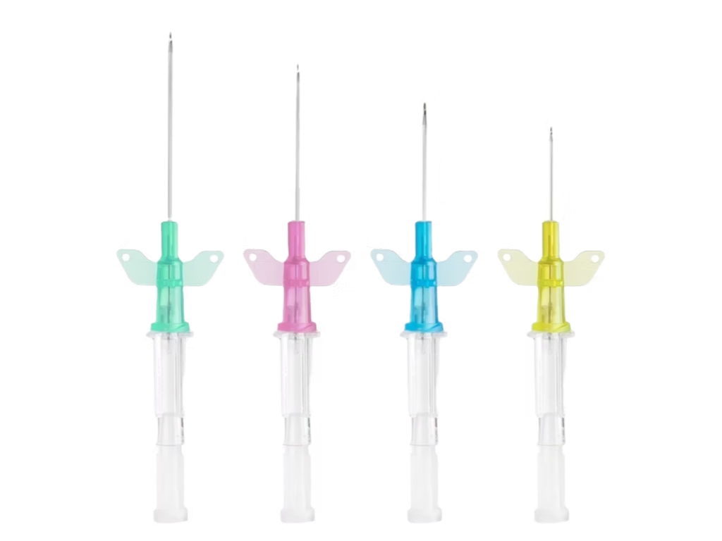 IV Cannula — Wing Type | Color-coded IV cannula with separate catheter and needle flashback chambers for confident placement. Treated wings provide secure fixation, while the smooth, radiopaque catheter supports reliable IV access. | Labs Choice