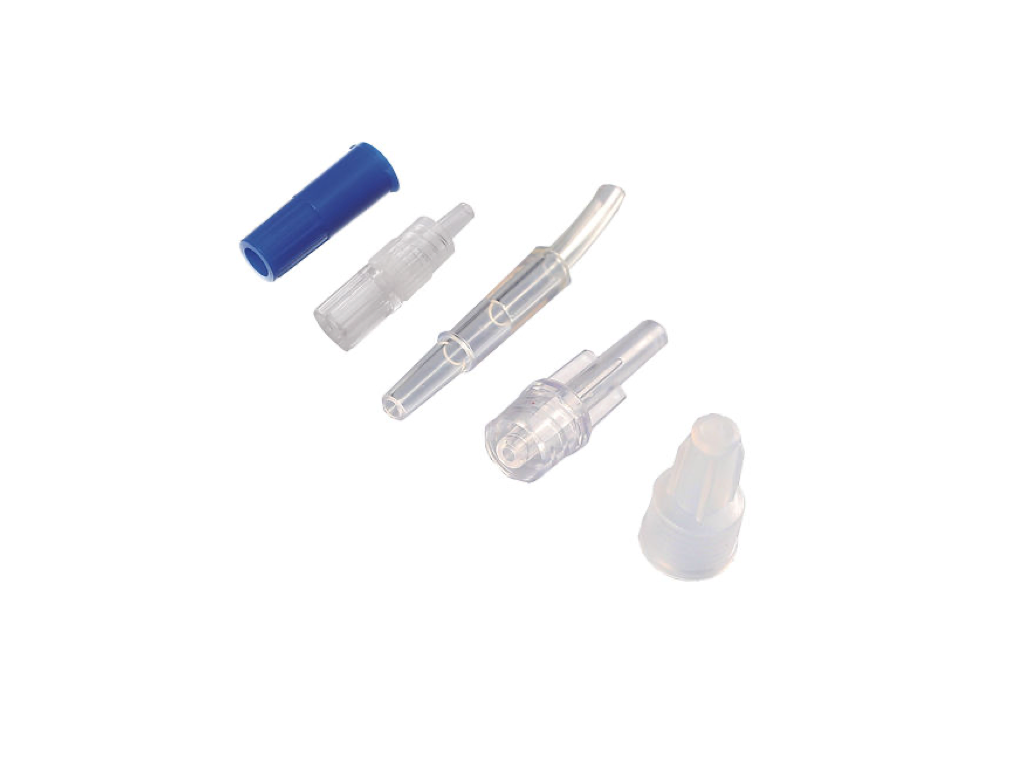 Connectors | Labs Choice IV Connectors provide versatile connection options for infusion tubing and IV components. Available in luer slip, luer lock, rotating luer lock, connector cap, and vented cap configurations, with designs compatible with 4.1 mm OD tubing. | Labs Choice