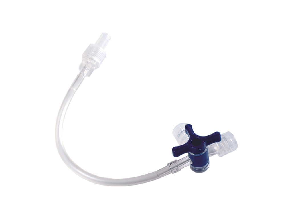 TWS01 – Three-Way Stopcock | Labs Choice TWS01 Three-Way Stopcock is designed for controlled fluid and medication delivery within IV therapy systems. Its transparent, lipid-resistant housing provides clear visibility of the fluid path, with luer slip, luer lock, or rotating luer lock connector options. DEHP-free and elastic PVC tubing options are available. | Labs Choice
