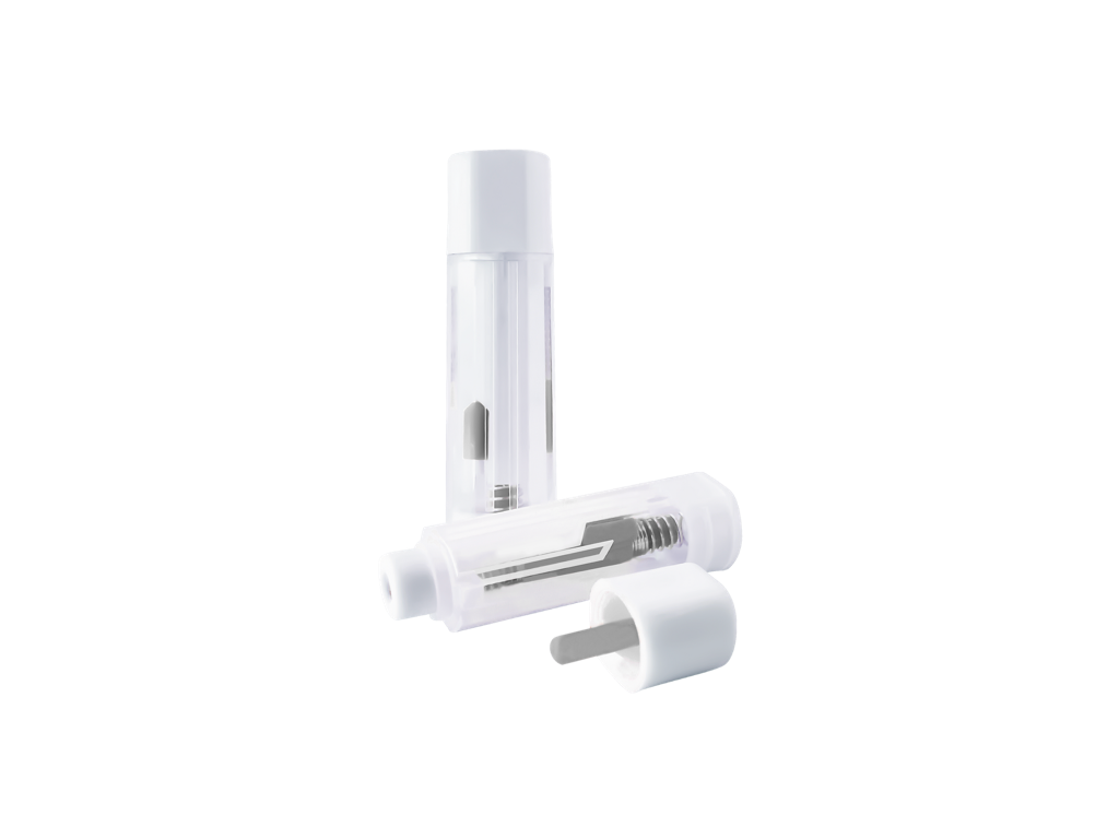 Safety Lancet Type 4
Labs Choice Safety Lancet Type 4 features rapid needle retraction technology designed to prevent exposure of the used needle. Its specialized tri-bevel tip reduces skin contact, while the dual-spring mechanism provides rapid triggering and retraction for efficient and controlled blood sampling. | Labs Choice