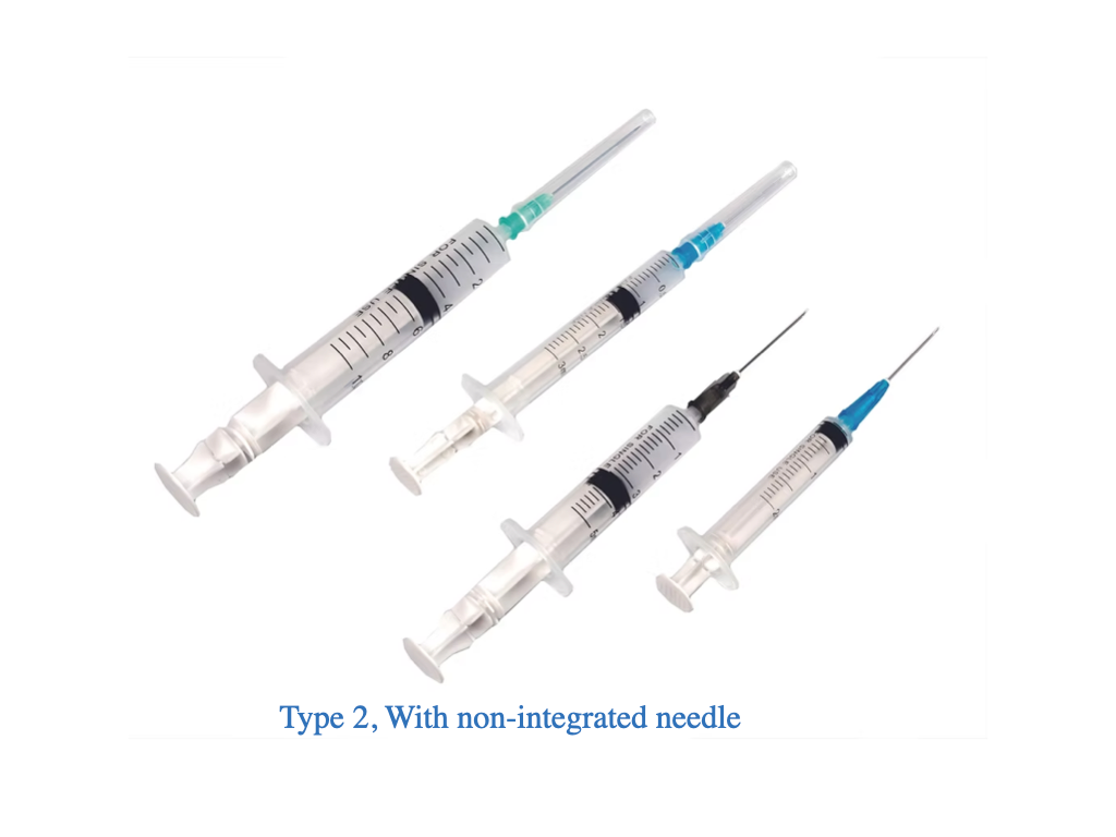 Auto-Disable Syringe – Type 2
With Non-Integrated Needle | The Labs Choice Auto-Disable Syringe with Non-Integrated Needle is designed for fixed-dose immunization while providing reliable protection against syringe reuse. | Labs Choice