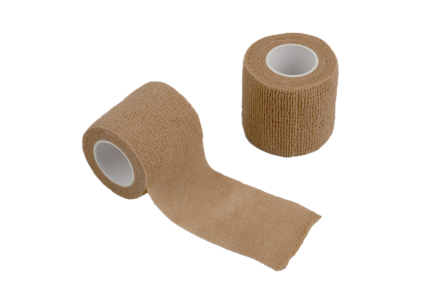 Self-Adhesive Bandage | The Labs Choice Self-Adhesive Bandage provides convenient support and secure coverage without requiring separate adhesive tape. Its self-adhering design wraps around dressings or affected areas while remaining easy to apply, making it a practical option for routine clinical and wound-care applications. | Labs Choice